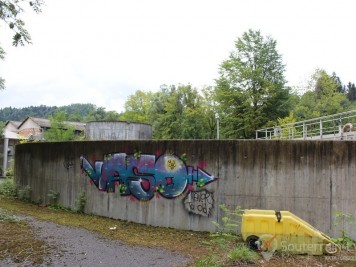 station d'épuration abandonnée