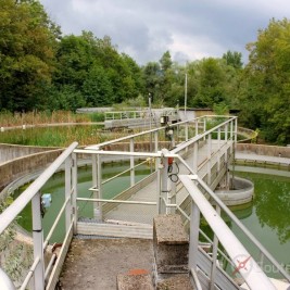 station d'épuration abandonnée