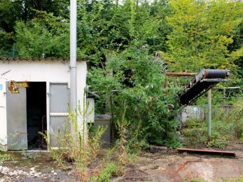 station d'épuration abandonnée