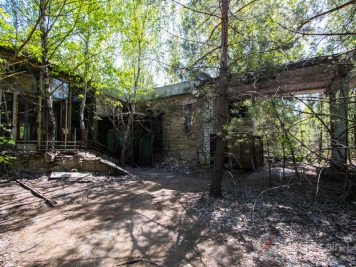 Café Pripyat après la catastrophe