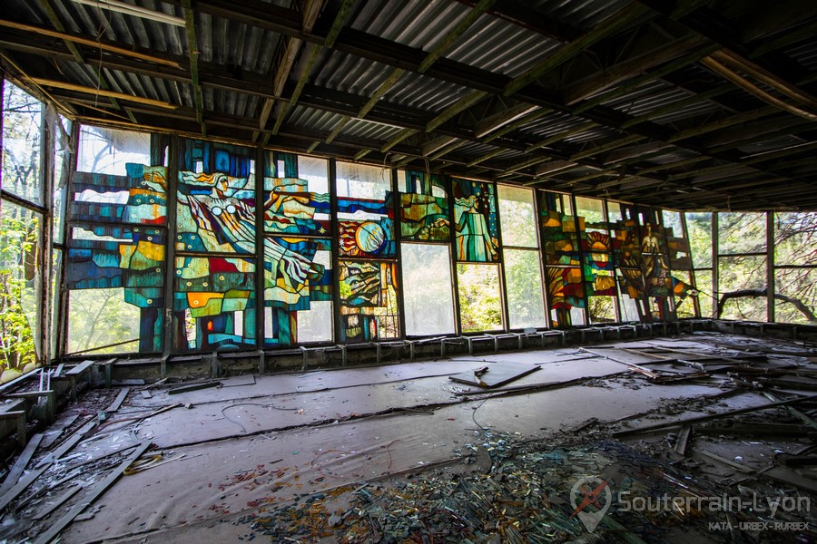 Café Pripyat après la catastrophe