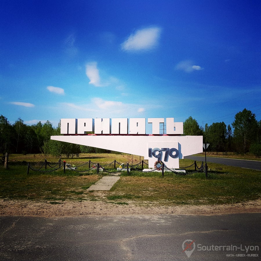 Pripyat Entrée de la Ville 