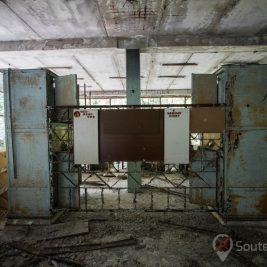 Magasins Pripyat après la catastrophe