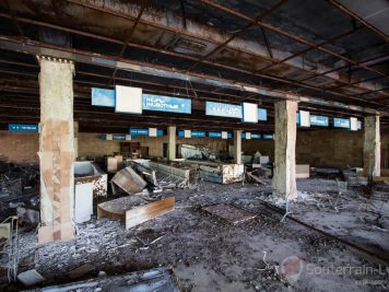 Supermarché Pripyat après la catastrophe