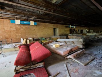 Supermarché Pripyat après la catastrophe