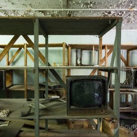 Magasins Pripyat après la catastrophe